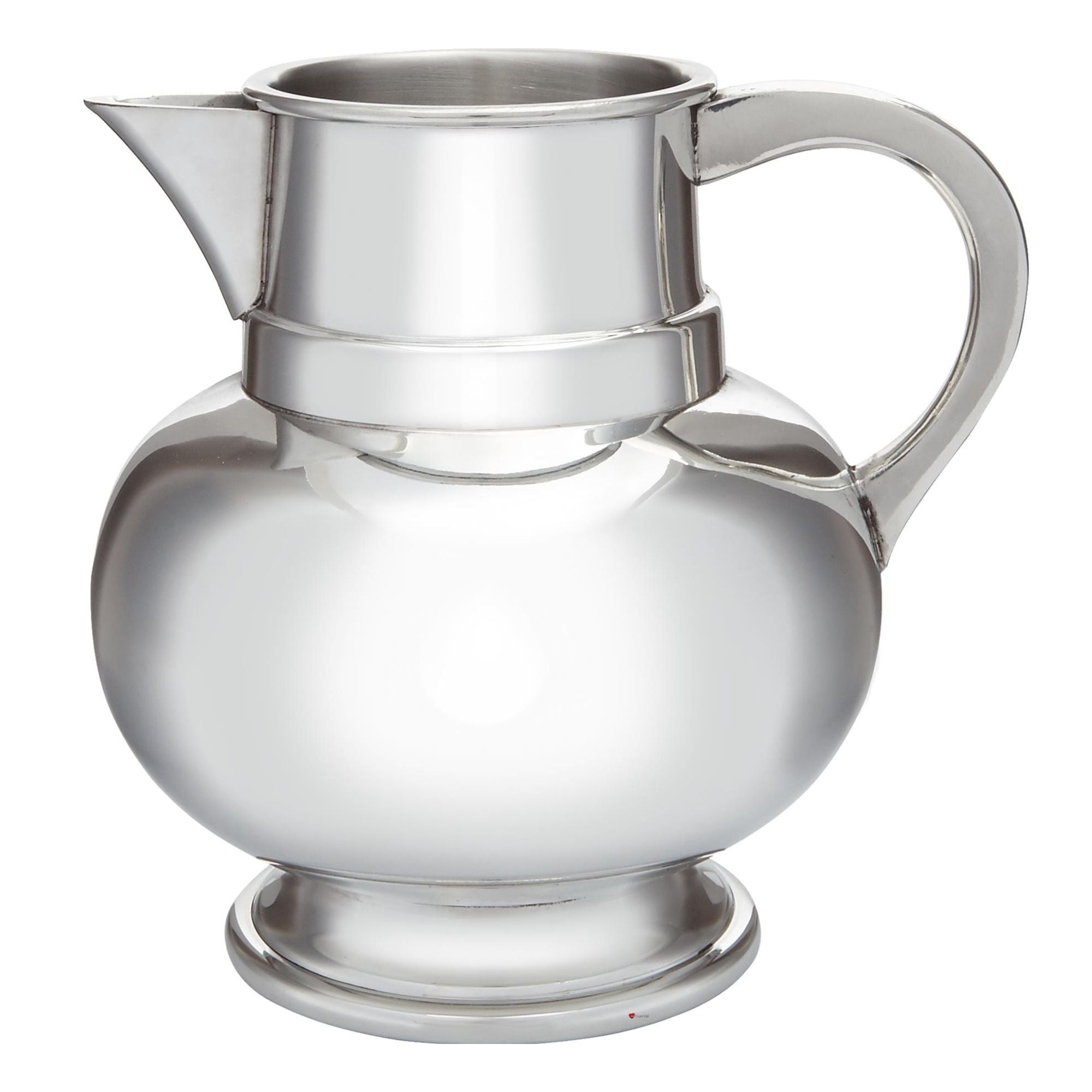 2 Pint Pewter Water Jug Beer Pitcher with Handle and Spout Perfect for Engraving