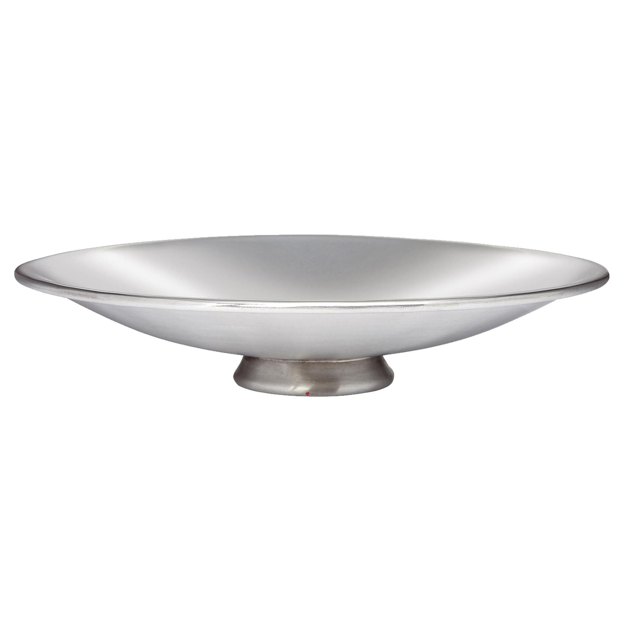 Shallow Footed Pewter Bowl with Short Foot Perfect for Engraving 205mm Diameter