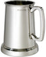 Pewter King's Shilling Tankard 1 Pint Plain with Feature Touchmark