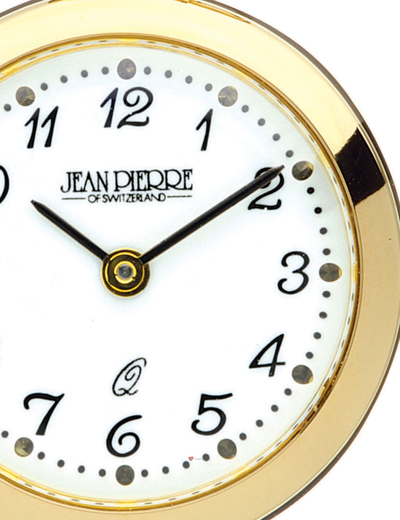 Classic Pendant Watch Open Faced Gold Plated on Chain Standard Number Quartz