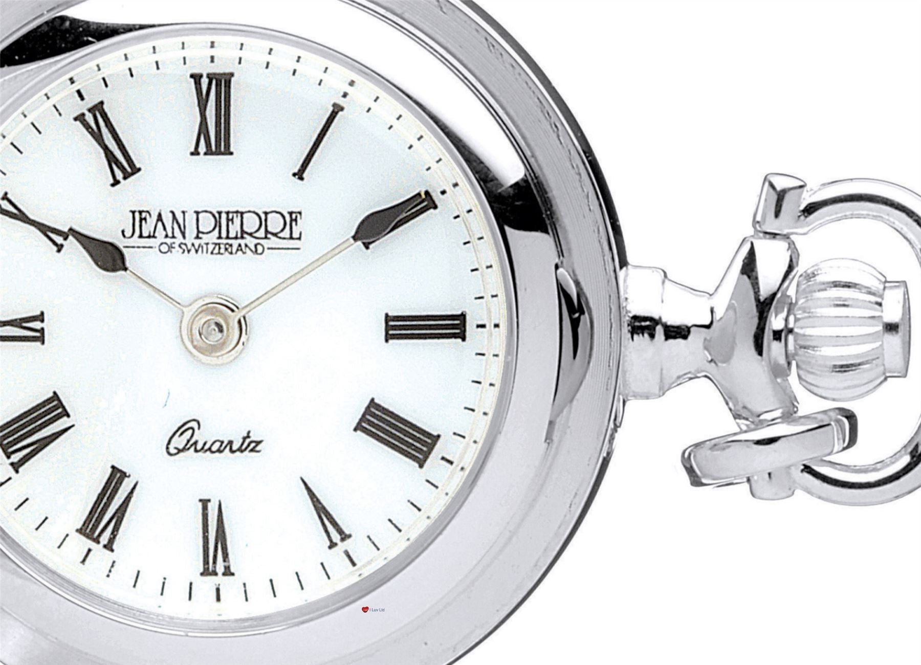 Classic Pendant Watch Ornate Hunter Sterling Silver Roman Numerals Quartz