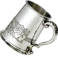 1 Pint Pewter Tankard with Celtic Dragon Design Scroll Handle