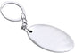 Oval Keyring Stainless Steel Gold Plate