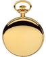 Full Hunter Pocket Watch Gold Plated Date 17 Jewel Mechanical Movement