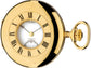 Half Hunter 9ct Gold Polished Pocket Watch 17 Jewel Movement