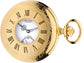 Ornate Half Hunter Gold Plated Pocket Watch 17 Jewel Movement