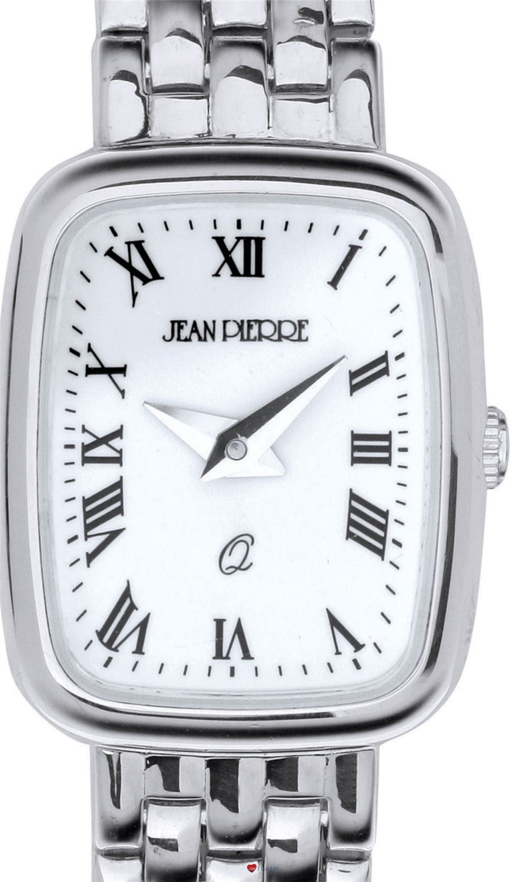 Ladies Rectangular Presentation Watch Sterling Silver on Matching Bracelet