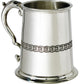 1 Pint Pewter Tankard With Celtic Lion Design Scroll Handle