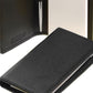 Notepad Holder Black Leather Card Wallet Pad and Pen