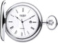 Polished Chrome Pocket Watch Calendar and Swiss Quartz Movement