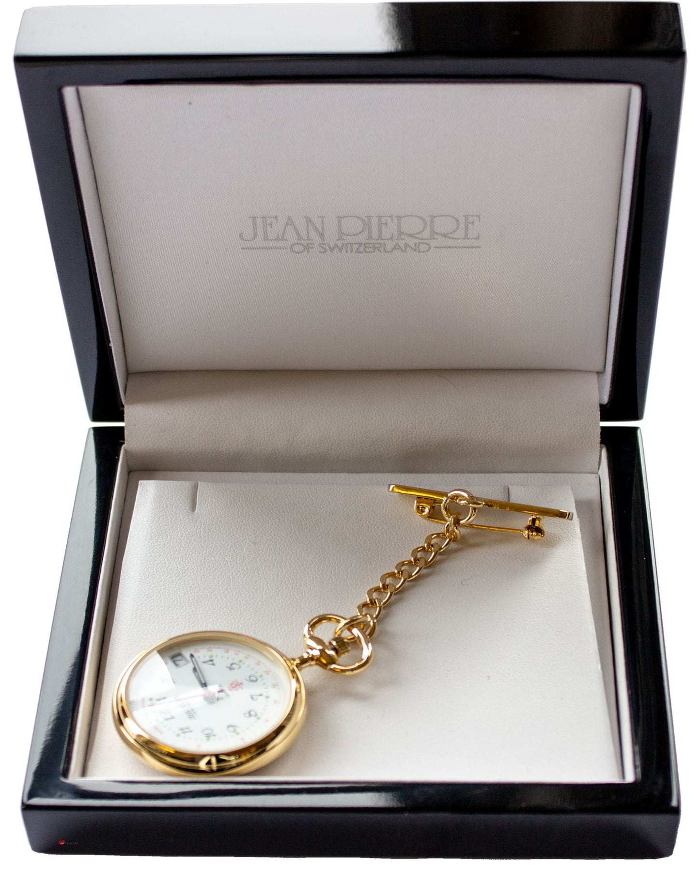 Classic Nurses Fob Pendant Watch Standard Numerals - Gold Plated - Gift Box