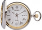 Full Hunter Masonic Pocket Watch Two Tone Compasses and Square