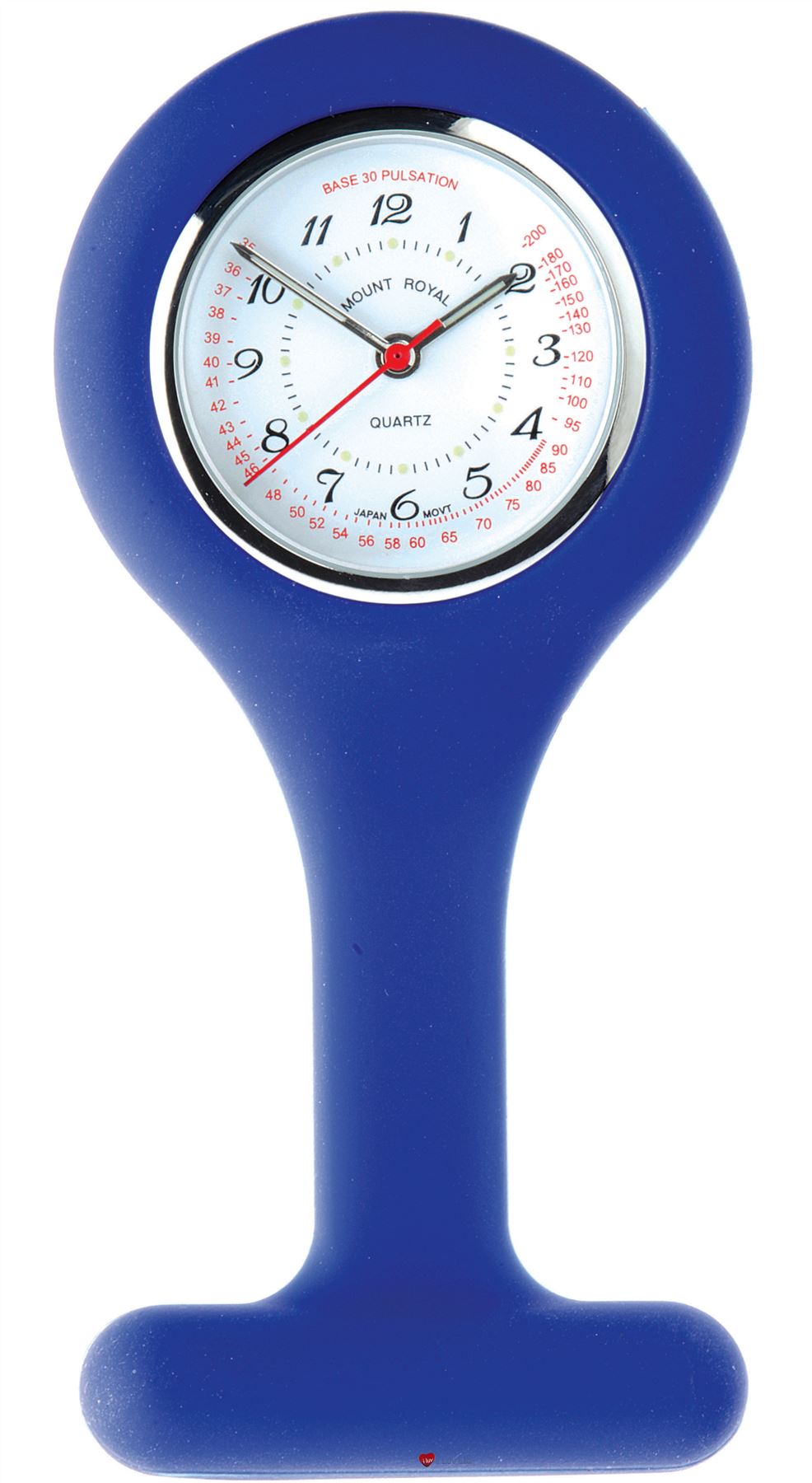 Fun Nurses Fob Watch in Silicone Rubber and Stainless Steel - Gift Box