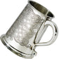 1 Pint Pewter Tankard with Celtic Knot Design Swan Handle