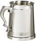 Pewter Extra Heavy Tankard 1 Pint Lanark Satin with Bright Detail