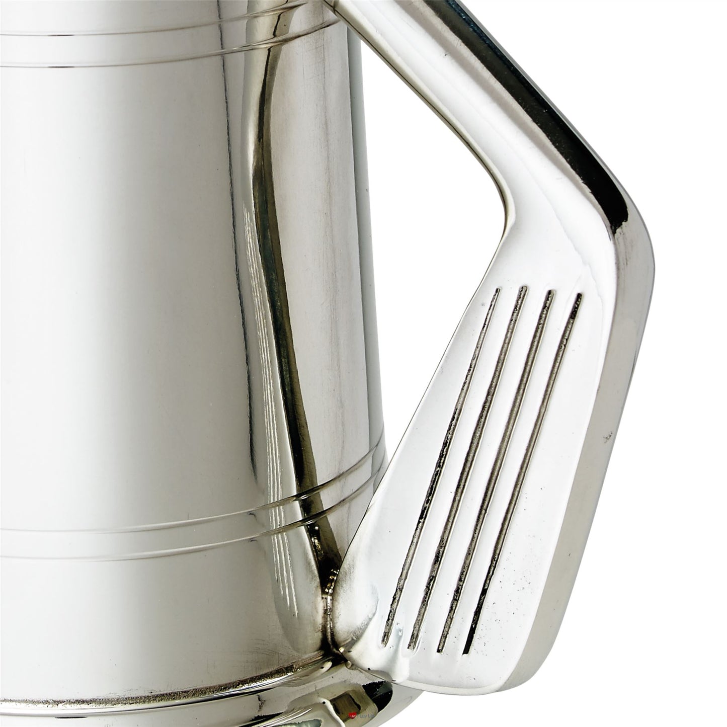 Pewter Tankard 1 Pint Plain Double Lines Golf Club Handle High-Quality Pewter