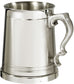 Pewter Extra Heavy Tankard 1 Pint Lanark Satin with Bright Detail