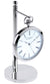 Chrome Desk Clock Set Stand Pocket Watch Gents