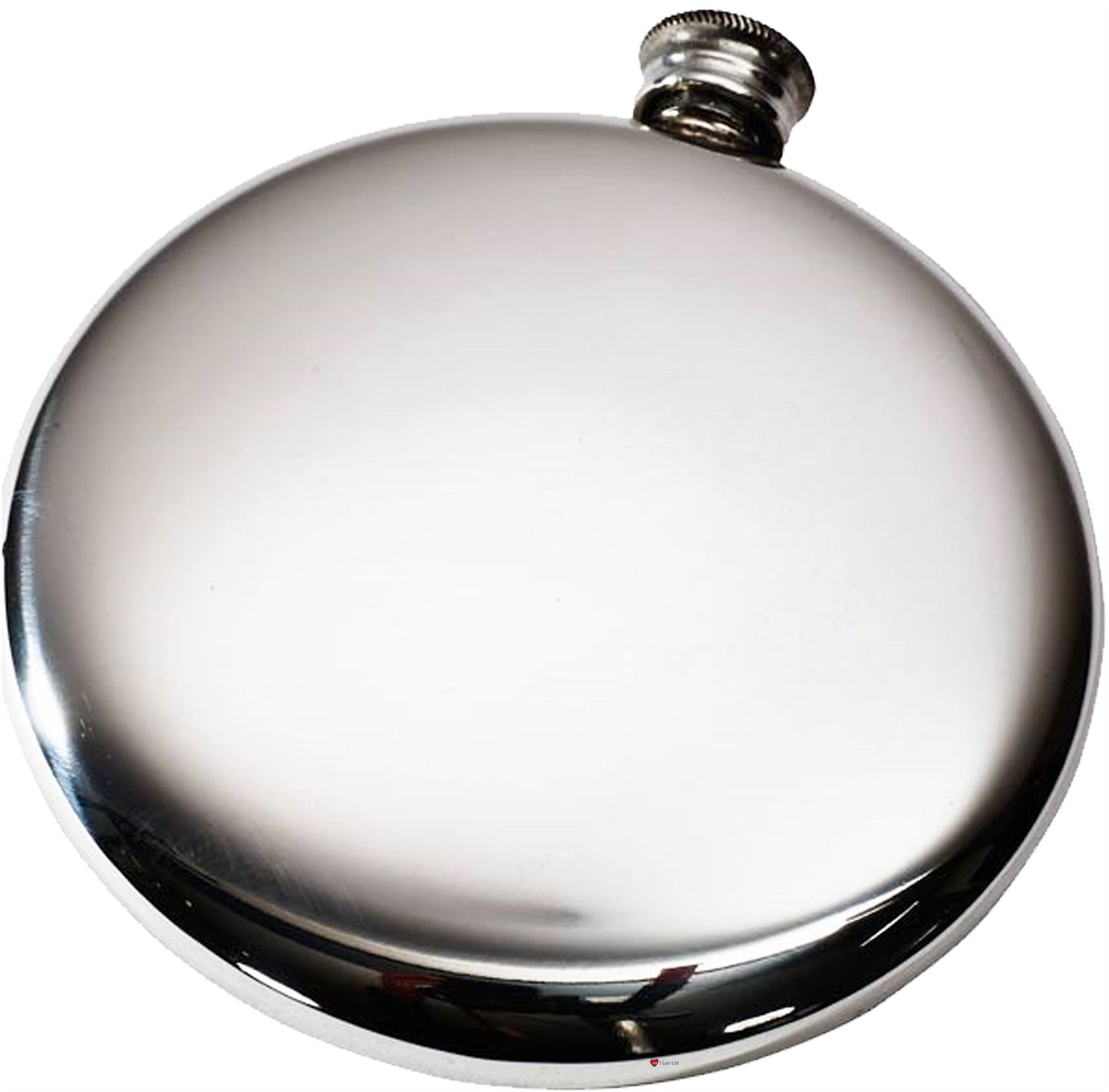 Medium Sized 4oz Scottish Sporran Flask Plain Polished Design