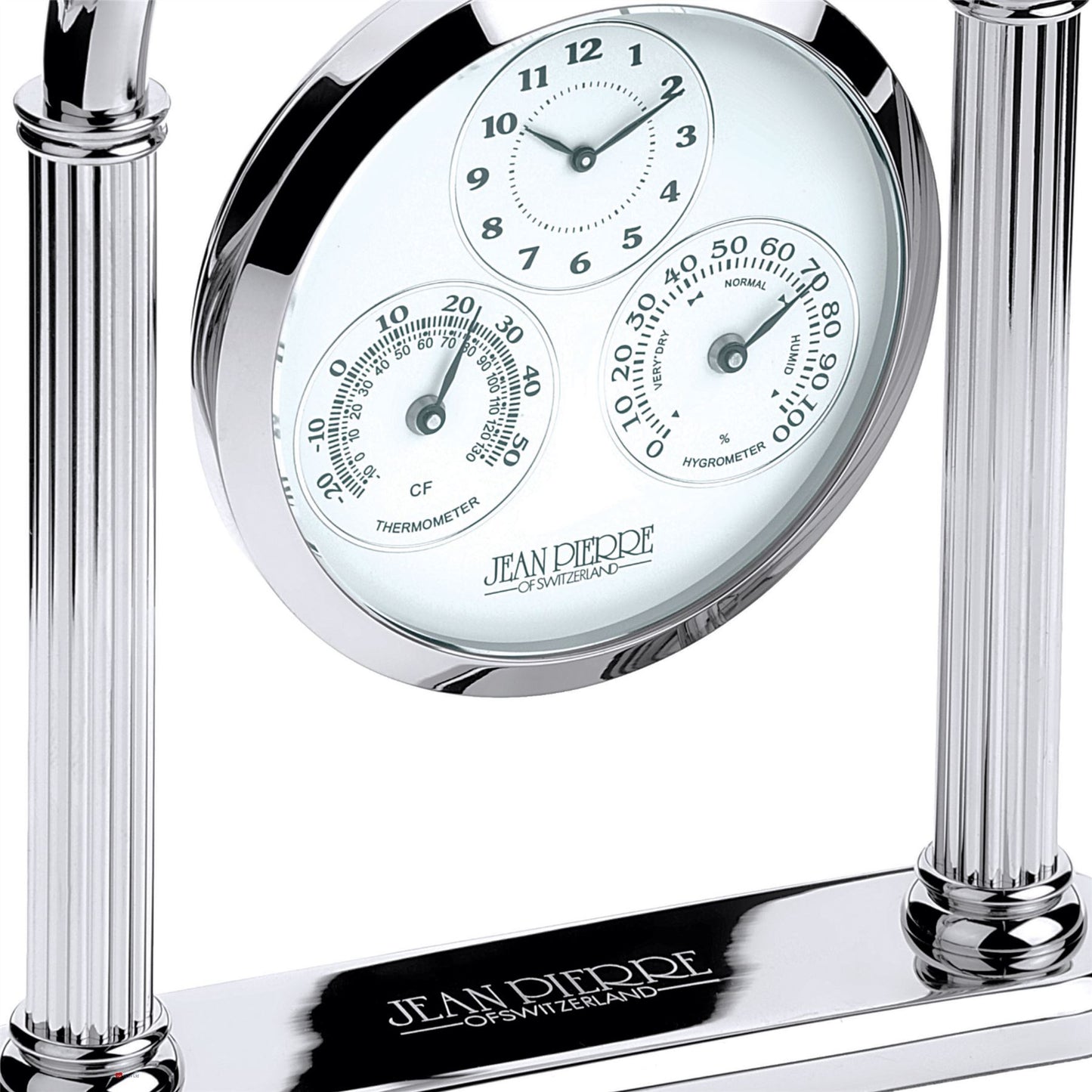 Desk Clock Stand Weather Station in Pocket Watch Style Thermometer