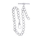 Single Albert Chain for Pocket Watch Large Link Sterling Silver Gents