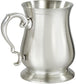 Extra Heavy Hand Cast 1 Pint Pewter Abbey Bell Tankard Satin Finish