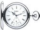 Polished Full Hunter Pocket Watch 17 Jewel Mechanical Chrome